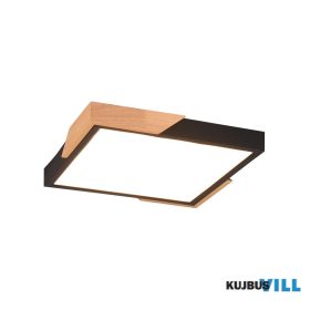   TRIO R67191132 META mennyezet lámpa incl.1x20W LED/2400Lm/3000K ↕3,5cm ↔32cm ↗ 32cm matt fekete