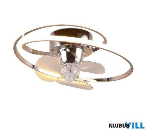 TR R67252106 UMEA ventilátor incl.1x38W LED/4400lm CCT ↕16,8cm Ø50cm matt fehér
