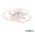 TR R67252131 UMEA ventilátor incl.1x38W LED/4400lm CCT ↕16,8cm Ø50cm titán