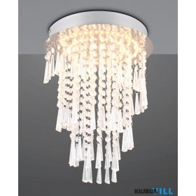   TRIO R67341106 POMP mennyezet lámpa 18W SMD LED/2400lm/2700-6500K ↕40cm Ø30cm króm