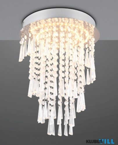 TR R67341106 POMP mennyezet lámpa 18W SMD LED/2400lm/2700-6500K ↕40cm Ø30cm króm