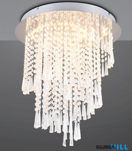 TR R67349106 POMP mennyezet lámpa 30W SMD LED/4000lm/2700-6500K ↕50cm Ø45cm króm