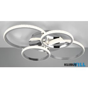   TRIO R67364106 CIRES mennyezet lámpa 27W SMD LED/3400lm/4000K ↕8,5cm ↔65,5cm ↗49,5cm króm