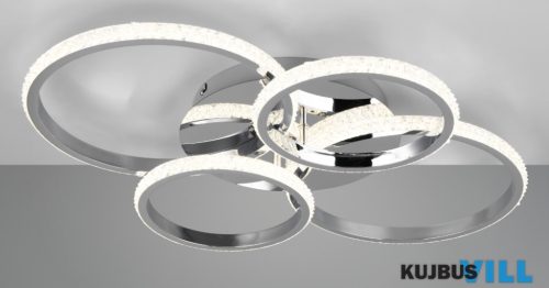 TR R67364106 CIRES mennyezet lámpa 27W SMD LED/3400lm/4000K ↕8,5cm ↔65,5cm ↗49,5cm króm