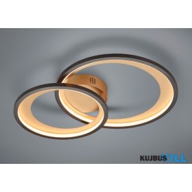   TRIO 673810232 GRANADA mennyezet lámpa incl.1x29W LED/2650Lm/3000K ↕8,5cm ↔59cm ↗ 43cm matt fekete