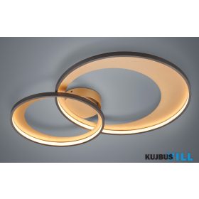   TRIO 673890232 GRANADA mennyezet lámpa incl.1x36W LED/3250Lm/3000K ↕8,5cm ↔85cm ↗ 60cm matt fekete