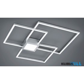   TRIO 676210407 HYDRA mennyezet lámpa incl.1x38W LED/4400Lm/3000K ↕6,5cm ↔65,5cm ↗ 66,5cm matt nikkel