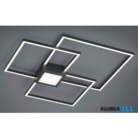   TRIO 676210442 HYDRA mennyezet lámpa incl.1x38W LED/4400Lm/3000K ↕6,5cm ↔65,5cm ↗ 65,5cm antracit