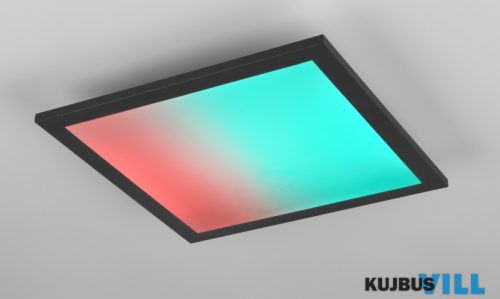 TRIO R67663032 BETA mennyezet lámpa 13W SMD LED/1400lm/2700-6500K ↕5cm ↔29,5cm ↗29,5cm matt fekete