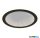 TRIO R67681132 GLACE mennyezet lámpa incl.1x21,5W LED/2600lm/2700-6500K ↕4,5cm Ø38cm matt fekete
