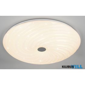   TRIO R67695800 GRAVITY mennyezet lámpa 45W SMD LED/5300lm/2700-6500K ↕9,5cm Ø57,5cm átlátszó