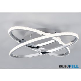   TRIO R67802106 LANE mennyezet lámpa 27W SMD LED/3500lm/4000K ↕9cm ↔58cm ↗58cm króm