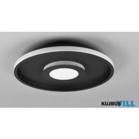   TRIO 680819332 ASCARI mennyezet lámpa incl.1x35W LED/4100Lm/3000K ↕6,8cm Ø40cm matt fekete