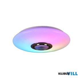   TRIO R69031101 MUSICA mennyezet lámpa incl.1x15,5W LED/1700Lm/3000 - 6000K ↕8,5cm Ø41cm fehér