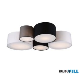   TRIO 693900517 HOTEL mennyezet lámpa excl.5xE27 ↕21,5cm ↔90cm ↗ 70cm multicolor