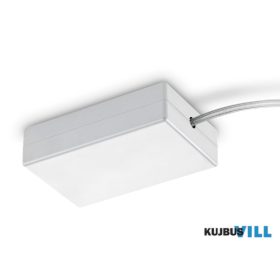   TRIO 701231 DUOLINE tápegység max. 600W ↕3cm ↔9,5cm ↗ 13,5cm matt fehér