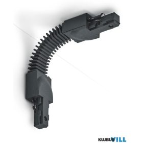   TRIO 702032 DUOLINE csatlakozó - ↕2cm ↔3cm ↗ 33,5cm matt fekete