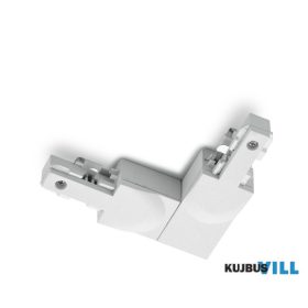   TRIO 702231A DUOLINE csatlakozó - ↕2cm ↔9cm ↗ 10cm matt fehér