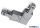 TR 702287 DUOLINE csatlakozó - ↕2cm ↔9cm ↗ 10cm titán
