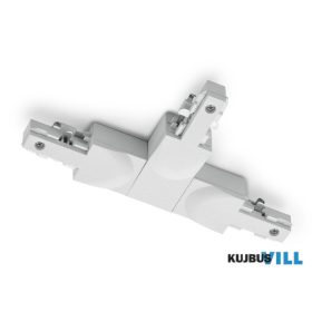   TRIO 702331A DUOLINE csatlakozó - ↕2cm ↔17cm ↗ 9cm matt fehér