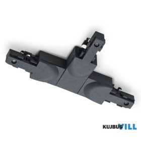   TRIO 702332 DUOLINE csatlakozó - ↕2cm ↔16cm ↗ 10cm matt fekete