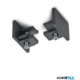   TRIO 703032 DUOLINE végzáró sapka - ↕2cm ↔3cm ↗ 1,3cm matt fekete