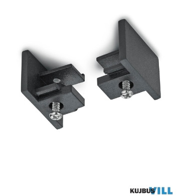 TR 703032 DUOLINE végzáró sapka - ↕2cm ↔3cm ↗ 1,3cm matt fekete