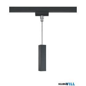   TRIO 703532 DUOLINE inga adapter max. 60W ↕34,5cm ↔6cm ↗ 3cm matt fekete