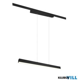   TRIO 73043132 PAROS függeszték incl.1x29W LED/3400Lm/3000K ↕180cm ↔90cm ↗ 5cm matt fekete