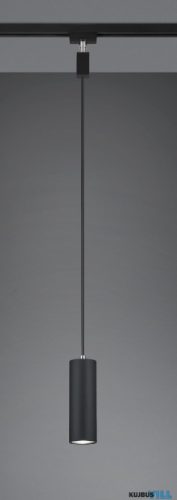 TR 73240132 DUOLINE függeszték excl.1xGU10 ↕180cm Ø6cm matt fekete