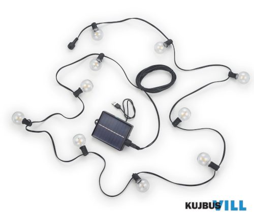 TR R74761132 MOOD solar kültéri fényfüzér 10xLED E12/0,5W/30lm/2700K ↔570cm IP44