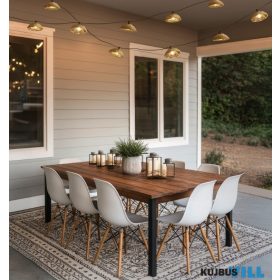   TR R74761932 MOOD solar kültéri fényfüzér 10xLED E12/0,5W/30lm/2700K ↔570cm IP44 fekete