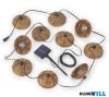 TR R74761932 MOOD solar kültéri fényfüzér 10xLED E12/0,5W/30lm/2700K ↔570cm IP44 fekete