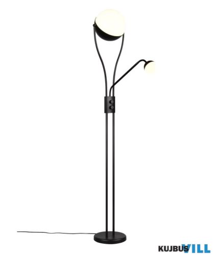 TR 478310232 CHRIS állólámpa 18W LED/2000lm/3000K > 3,8W LED/350lm/3000K ↕180cm Ø30cm matt fekete