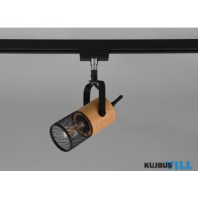   TRIO 78430132 TOSH spotlámpa excl.1xE14 ↕16cm ↔15,3cm ↗ 7,5cm matt fekete