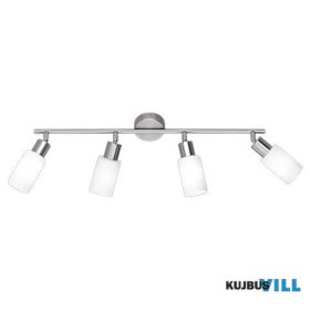   TRIO R80014007 MARS spotlámpa excl.4xE14 ↕21cm ↔60cm ↗ 8cm matt nikkel