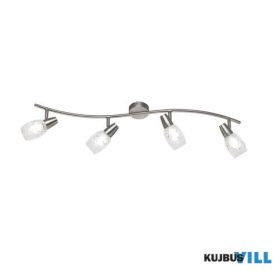   TRIO R80024007 COLMAR spotlámpa excl.4xE14 ↕19cm ↔79cm ↗ 8cm matt nikkel