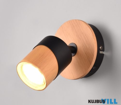 TR 801170132 ARUNI spotlámpa excl.1xGU10 ↕14,5cm ↔11cm ↗ 11cm Ø6,5cm matt fekete