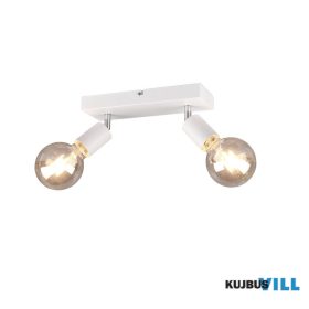   TRIO R80182031 VANNES spotlámpa excl.2xE27 ↕12,5cm ↔26cm ↗ 9cm matt fehér