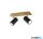 TR 802400280 MARLEY spotlámpa excl.2xGU10 ↕15cm ↔30cm ↗ 9cm fekete-arany