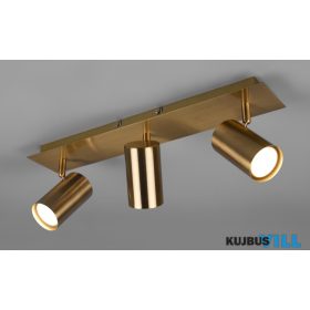   TRIO 802400304 MARLEY spotlámpa excl.3xGU10 ↕15cm ↔48cm ↗ 9cm antik réz