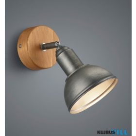   TRIO 803400167 DELHI spotlámpa excl.1xE14 ↕20,5cm ↔11,6cm ↗ 18cm antik nikkel