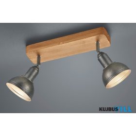   TRIO 803400267 DELHI spotlámpa excl.2xE14 ↕20,5cm ↔33cm ↗ 11,6cm antik nikkel