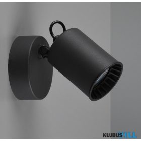  TRIO 803500132 PAGO spotlámpa excl.1xGU10 ↕15cm ↔9cm ↗ 10cm matt fekete