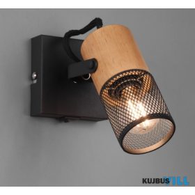   TRIO 804370132 TOSH spotlámpa excl.1xE14 ↕13,7cm ↔9cm ↗ 19,5cm matt fekete