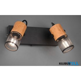   TRIO 804370232 TOSH spotlámpa excl.2xE14 ↕19,5cm ↔26cm ↗ 9cm matt fekete