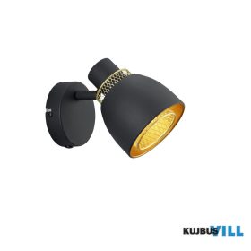   TRIO R80811032 PUNCH spotlámpa excl.1xE14 ↕14cm ↔10cm ↗ 17cm matt fekete