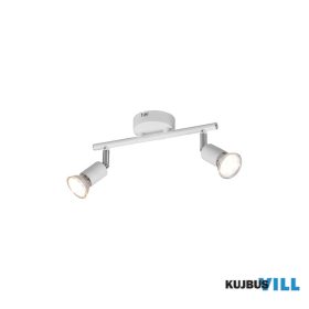   TRIO R80912031 PARIS spotlámpa excl.2xGU10 ↕13,5cm ↔25cm ↗ 8cm matt fehér