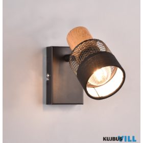   TRIO 811700132 NANDINI spotlámpa E14/10W ↕13,5cm ↔7cm ↗17cmmatt fekete