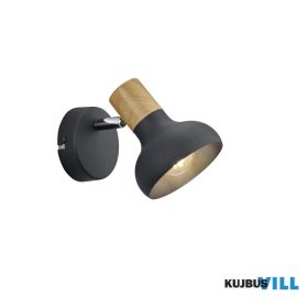   TRIO R81521032 LATIKA spotlámpa excl.1xE14 Ø10cm →11,5cm ↗10cm ↑16,5cm matt fekete